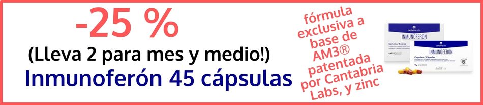inmunoferon 45 capsulas de cantabria labs para las defensas